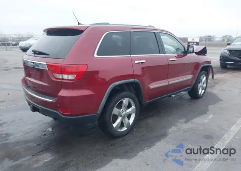 2012 Jeep Grand Cherokee Overland z USA, uszkodzony, nr VIN 1C4RJFCT7CC184885